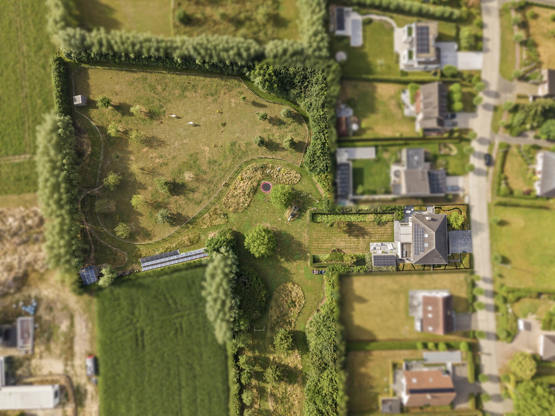 Grote villa met binnenzwembad op 9700m2, te Moregem - foto 2