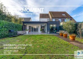 RAMSKAPELLE – Ruime woning met 3 slaapkamers, garage en tuin gelegen in het centrum van Ramskapelle.INDELING: Inkomhal met gastentoilet, badkamer en...