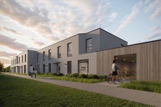 In het rustige en groene Koolkerke, op slechts 4 km van de Markt van Brugge, verrijst Hof ten Kole.<br />Een stijlvol woonproject met 19 energiezuinige woningen met aangename groene binnentuin.<br /><br />Het project omvat halfopen, gesloten en stapelwoningen met 3 tot 4 slaapkamers, telkens ontworpen met aandacht voor ruimte, lichtinval en wooncomfort.<br />De woningen beschikken over een lichtrijke leefruimte met open keuken, praktische berging, badkamer, afzonderlijk toilet en een private tuin of ruim terras.<br />Bij bepaalde woningen biedt de zolder ruimte voor een extra kamer.<br /><br />LOT 7 is een gesloten bebouwing (type: modern met plat dak) en bevat 3 slaapkamers. <br />Bovendien is aankoop aan 6% btw mogelijk, mits voldaan wordt aan de voorwaarden. (zowel voor eigen bewoning als investering!)<br /><br />Dankzij de ligging nabij Brugge, scholen, winkels, horeca en de kust is Hof ten Kole ideaal voor zowel jonge gezinnen als interessant voor investeerders.<br />Alle woningen worden uitgerust met warmtepomp &amp; vloerverwarming, hierdoor behalen ze een E-peil van 30.<br />Zo geniet je van duurzaam, comfortabel en toekomstgericht wonen.<br /><br />Troeven:
<ul>
	<li>Energiezuinige BEN-woningen met E-peil 30</li>
	<li>6% btw mogelijk onder voorwaarden</li>
	<li>Private tuin of ruim terras</li>
	<li>Groene binnentuin en verkeersluwe woonomgeving</li>
</ul>
<br />(wg,vg,vv,gmo,gvkr, EPC na bouw) 