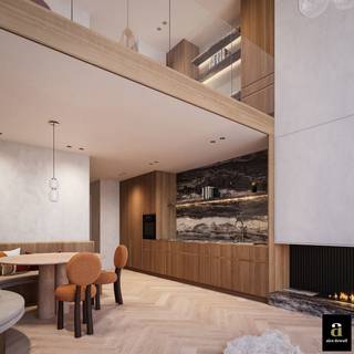 De Zeeschorre, c'est vivre au bord de la mer dans un cadre verdoyant. Huit appartements en duplex y seront bientôt construits. Depuis le salon, ils offrent une vue sur les marais salants et les dunes, la plage et la mer. À l'arrière, vous avez une vue sur la réserve naturelle de Vuurtorenweiden et le vieux phare de Heist. Le soir, vous apprécierez les lumières du port et le murmure des vagues.<br />Il s'agira d'une petite résidence exclusive avec des terrasses spacieuses à l'avant et à l'arrière et une finition de haute qualité dessinée par l'architecte local Piet Bailyu.<br />
<p>Cet appartement en mezzanine est divisé comme suit : entrée, salon avec vue frontale sur la mer et terrasse, cuisine ouverte entièrement équipée, chambre principale avec salle de bain en-suite, escaliers menant à la mezzanine, bureau avec vue frontale sur la mer, salle de douche, toilettes, bering, deuxième chambre complète et troisième chambre avec accès à la terrasse orientée au sud.<br />Local à vélos commun facilement accessible au rez-de-chaussée avec 3 crochets à vélos par appartement.</p>