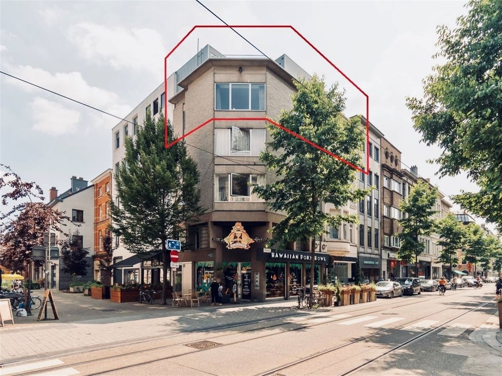 Duplex Penthouse Hoekappartement bij Groenplaats - foto 3