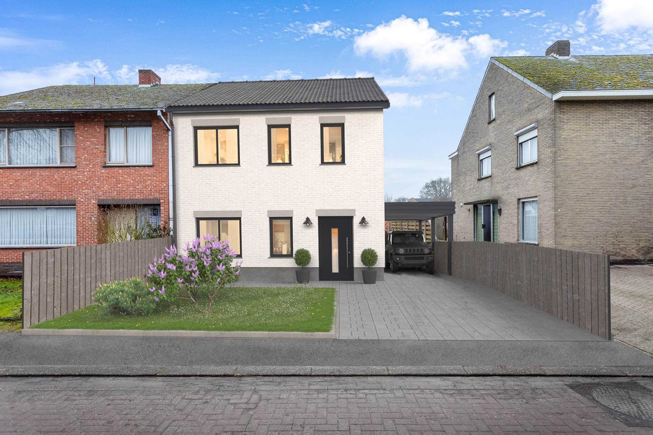 Bouwgrond voor halfopen bebouwing van 399 m² - foto 4