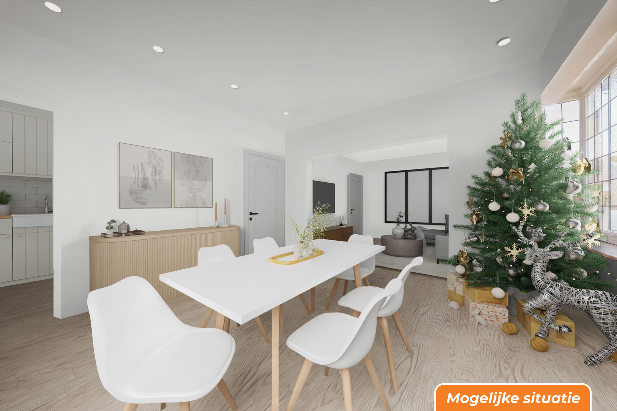 Halfopen bebouwing met garage op een centrale ligging - foto 4