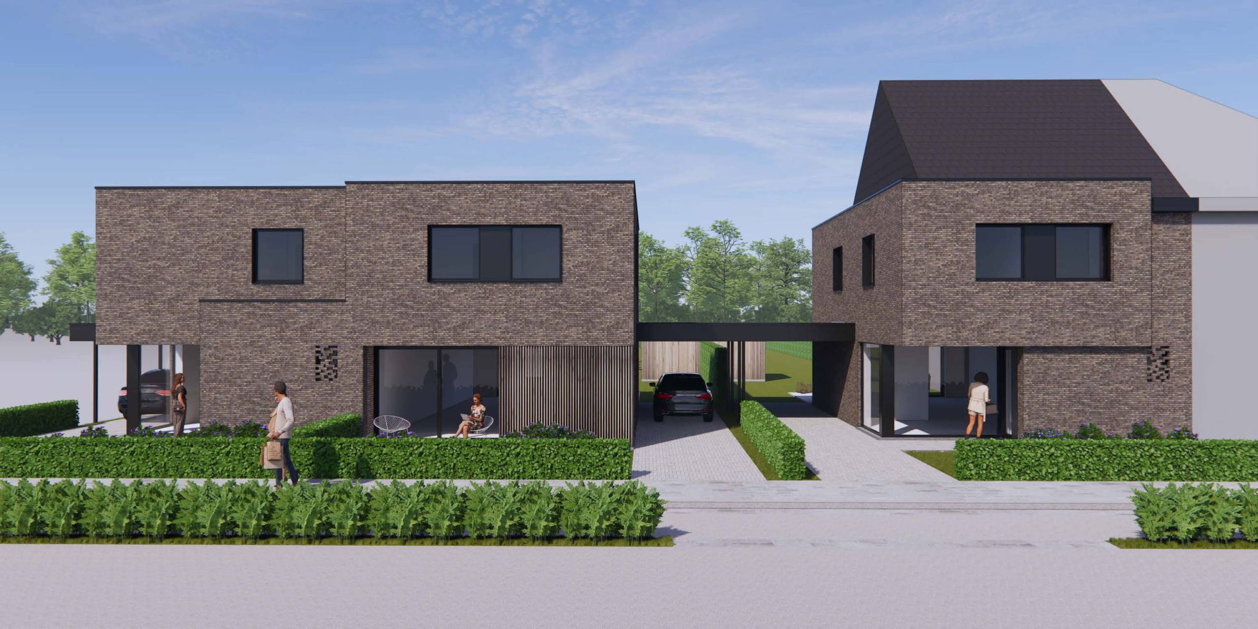 Halfopen nieuwbouwwoningen te huur op ruime percelen - foto 5