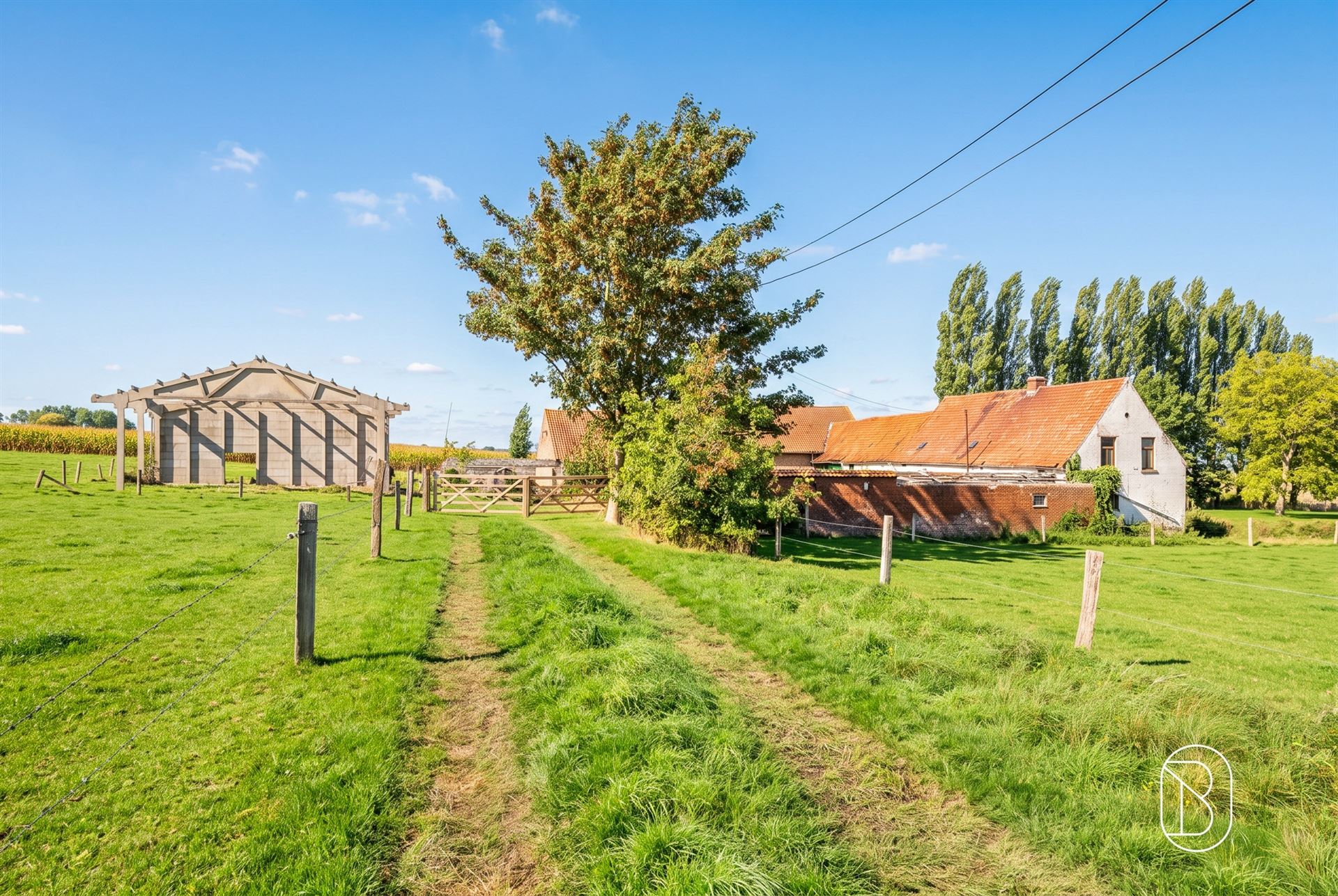 Uniek gelegen (af te breken) hoeve op maar liefst 8.282 m² - foto 4