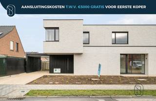 Kwalitatieve energiezuinige NIEUWBOUW, gebouwd met TOPmaterialen, en voorzien van de laatste technieken. Zeer rustige ligging, doch genietend van...