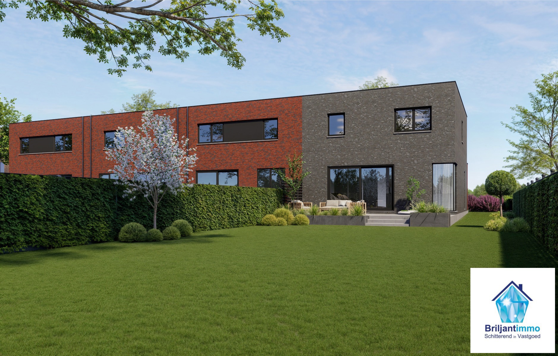 NIEUW te bouwen HOB in zwart-rode gevelsteen+inpandige garage - foto 5