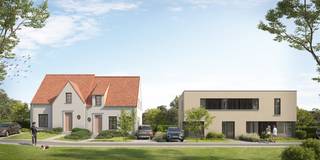 Op de voormalige brouwerijsite Appelmans realiseren we vier nieuwe woningen: twee in een charmante landelijke stijl en twee in een strak moderne vormgeving. Je woont in het hart van de gezellige dorpskern van Sint-Martens-Bodegem, een deelgemeente van Dilbeek. Hier vind je alles binnen handbereik: winkels, scholen (basisschool op 350 m) en openbaar vervoer (bushalte op 900 m). Daarnaast geniet je van een uitstekende verbinding met de E40 en de Brusselse Ring. Dilbeek staat bekend om zijn groene, rustige omgeving, prachtige natuurgebieden en historische bezienswaardigheden. Kortom, je combineert hier het beste van twee werelden: de rust van het dorp en de voorzieningen van de stad in de buurt.
Deze moderne nieuwbouwwoning is voorzien van een inkomhal met toilet, een ruime woon- en eetkamer, een open keuken, een berging, drie slaapkamers, een badkamer met bad, inloopdouche en dubbele wastafel, en een apart toilet op de bovenverdieping. De zuid gerichte tuin biedt volop ruimte om te genieten. Het gebruik van een warmtepomp, in combinatie met vloerverwarming en zonnepanelen zorgt ervoor dat jouw toekomstige energiefactuur onder controle blijft (E10).
Neem gerust contact met ons op voor meer informatie en ontdek alle mogelijkheden. Een kijkje nemen? Je vindt de locatie ter hoogte van Wolsemstraat 117.