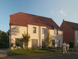 Aan de Kerkomsesteenweg 42–52 in Boutersem verrijst een kleinschalig en exclusief woonproject bestaande uit 8 ééngezinswoningen, gelegen langs een nieuw aangelegde parallelweg. Het project combineert vrijstaande en halfopen bebouwingen in een warme, landelijke architectuur die perfect aansluit bij het karakter van de omgeving. voor meer info bezoek onze website https://www.av-development.be/project/nieuwbouwwoningen-3370-boutersem.