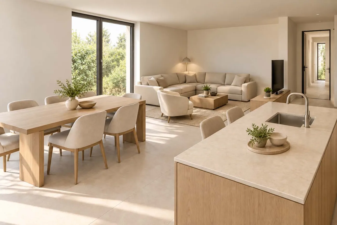 Ruim nieuwbouwappartement met 3 slaapkamers, carport en ruime terrassen - foto 2