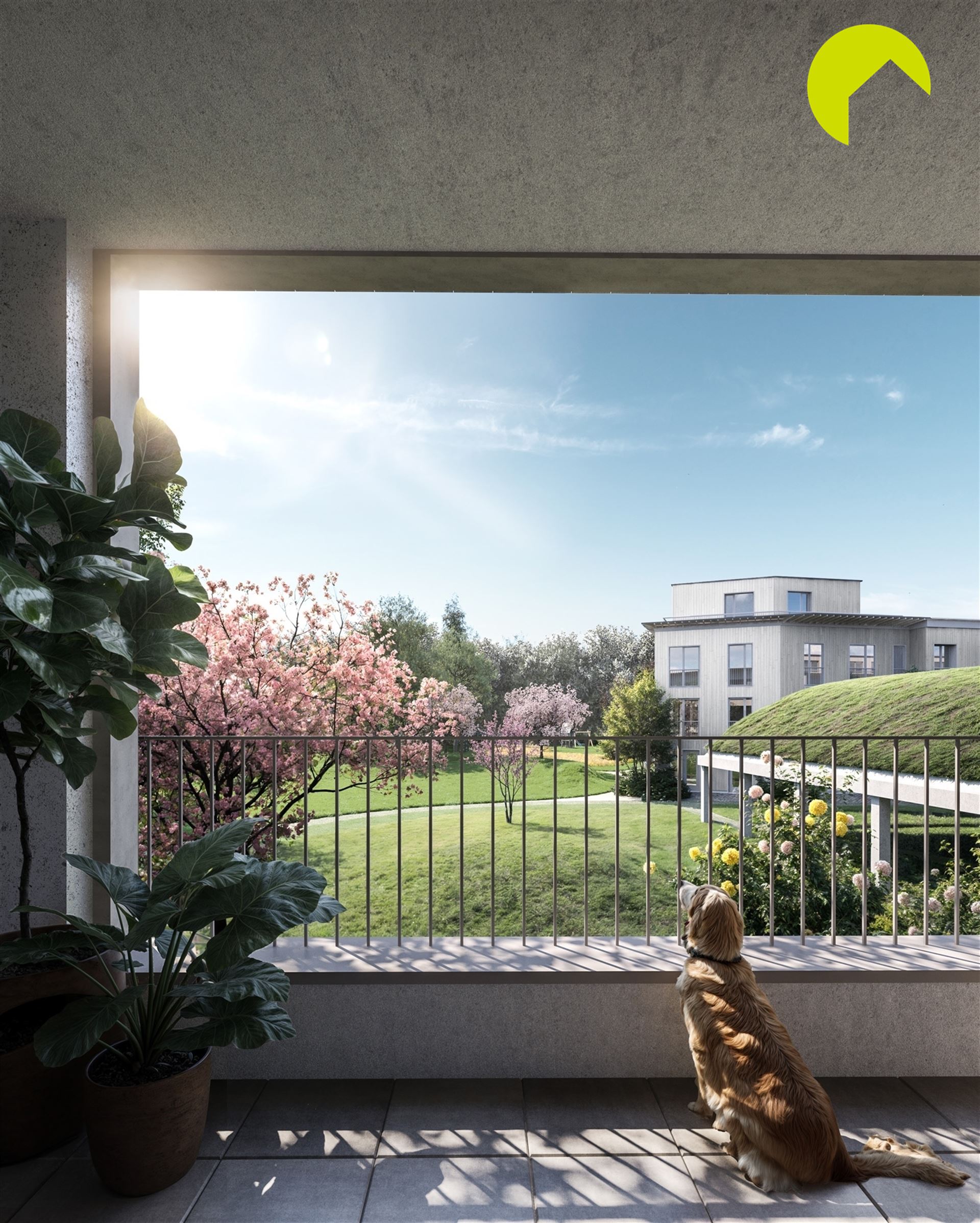 Ecologisch appartement midden in park in Mortsel-Dorp! - foto 4