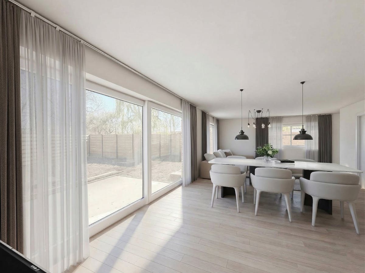 Halfopen nieuwbouwwoning te koop met 3 kamers, oprit en tuin - foto 4