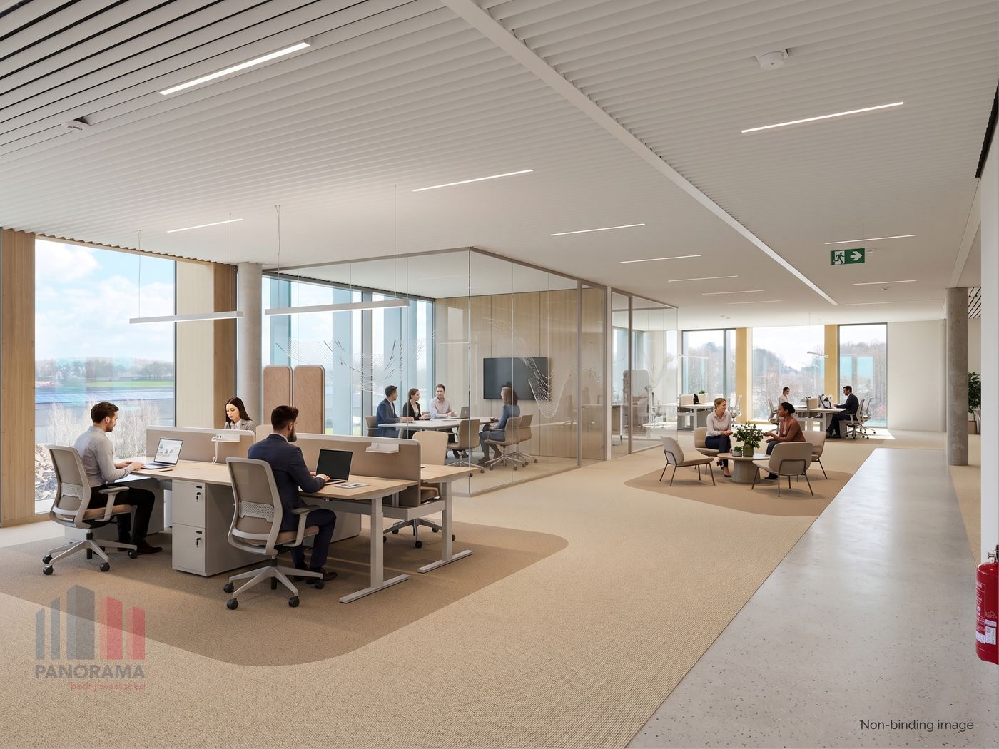 Nieuwbouw kantoren op 250 m (!!) van E40 te Zaventem - foto 5