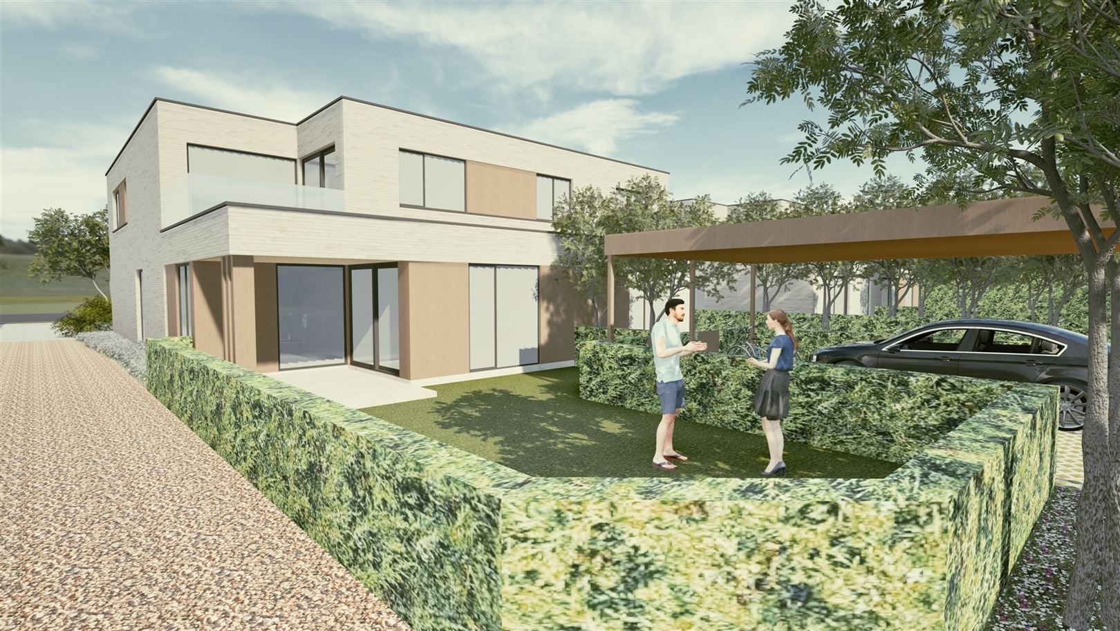 Nieuwbouw duowoningen met carport, terras of tuin - foto 3