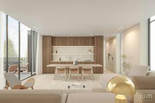 Residentie Cézanne biedt de perfecte combinatie van luxe en comfort in een kleinschalig project van slechts vijf hoogwaardige appartementen. Het project is gelegen in het rustige Baaldje, een oase van rust en groen. Hier kunt u optimaal genieten van de serene omgeving en de nabijheid van alle nodige voorzieningen.<br /><br />Residentie Cézanne is een perfect staaltje van moderne architectuur met een strakke, stijlvolle uitstraling. <br />De appartementen beschikken over hoge aluminium ramen die zorgen voor veel natuurlijk licht en een ruimtelijk gevoel. De zwarte houten gevelbekleding en aluminium ramen dragen bij aan de elegante en hedendaagse uitstraling van het gebouw.<br /><br />Elk appartement is uitgerust met vloerverwarming via een geavanceerde warmtepomp en een ventilatiesysteem D voor een optimaal binnenklimaat. <br /><br />Geniet van verrassende indelingen zonder onnodige hoeken en kanten, en royale terrassen voor ultieme ontspanning. De appartementen op de begane grond zijn voorzien van privétuintjes, waar kleine honden welkom zijn.<br /><br />Heeft u specifieke wensen voor uw interieur? Bij Residentie Cézanne heeft u volledige inspraak in de inrichting van uw appartement. Bovendien is er de mogelijkheid om units op de begane grond of de eerste verdieping samen te voegen tot ruime appartementen van 164,5 m².<br /><br />Bij Residentie Cézanne is aan alles gedacht. Voor de vijf appartementen zijn er zeven overdekte parkeerplaatsen beschikbaar. <br /><br />Beleef de luxe en het comfort van Residentie Cézanne en maak uw woondromen waar. Neem vandaag nog contact met ons op voor meer informatie en profiteer van de lanceringsprijzen! Geniet optimaal van het rustige Baaldje en laat u verrassen door de exclusiviteit van Residentie Cézanne.<br />