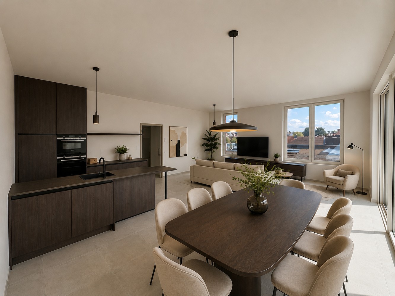 Exclusieve penthouse op het derde verdiep met zuidgericht terras - foto 1
