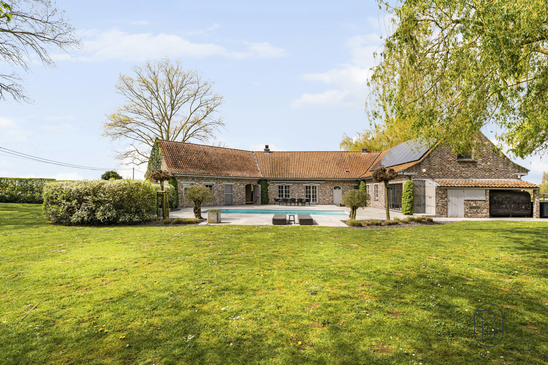 Te koop: charmante hoeve met zwembad in Kruishoutem - foto 5