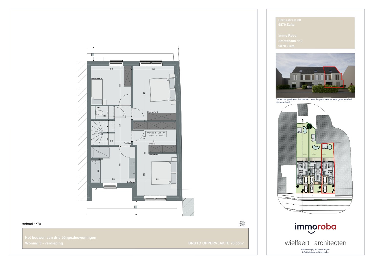 Knappe nieuwbouwwoningen in het centrum van Zulte. Aankoop met 6% BTW mogelijk. - foto 4