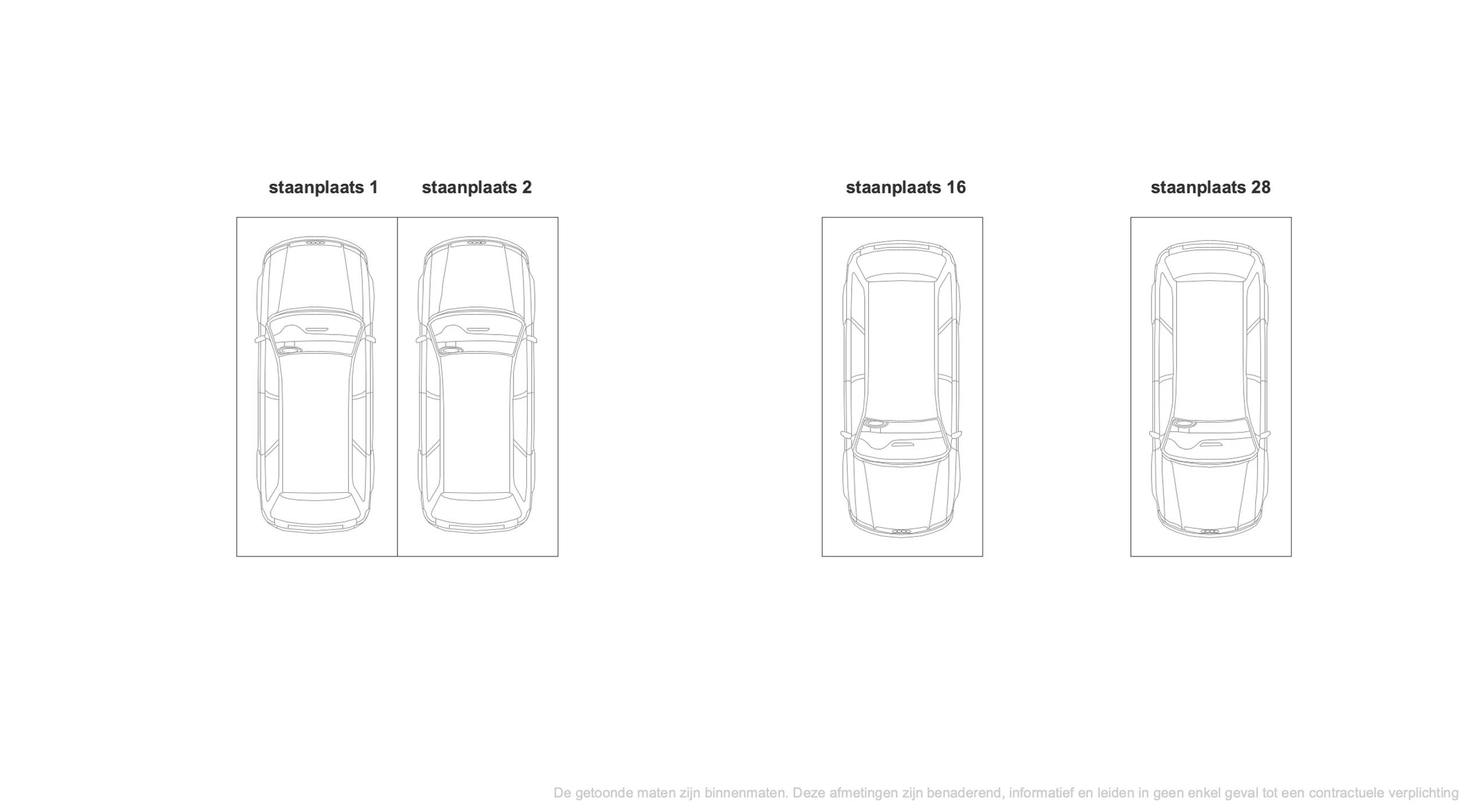TE KOOP: 4 ondergrondse autostaanplaatsen – €16.500/stuk - foto 5