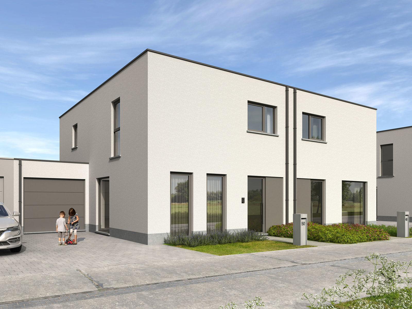Nieuwbouwwoningen te koop te Astene, Beekstraat - foto 1