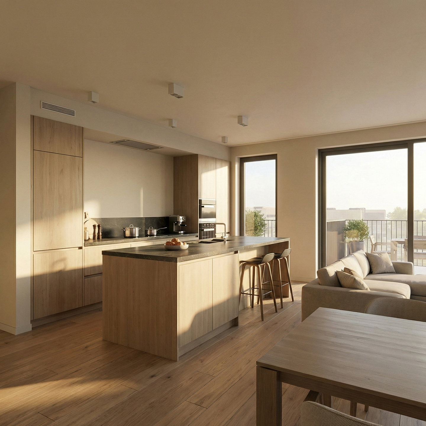 Zeer lichtrijke BEN-appartement, met grote terrassen en 2 kamers ! - foto 5