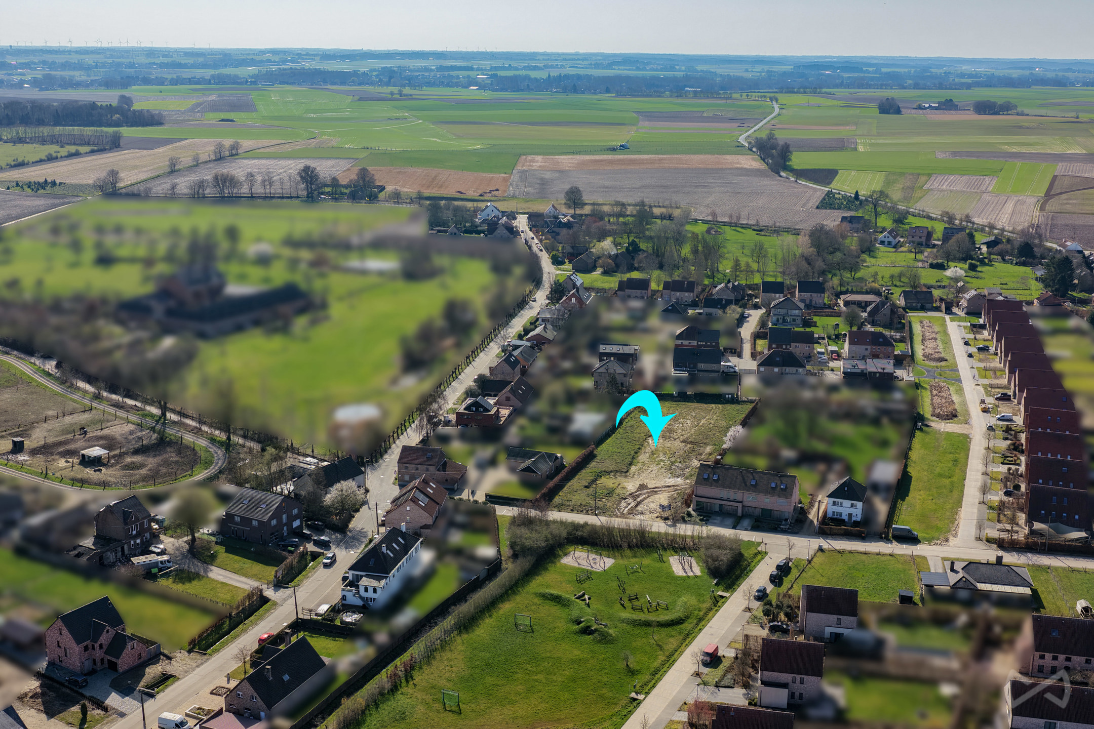 Bouwgrond 8,5 are - halfopen bebouwing  - foto 4