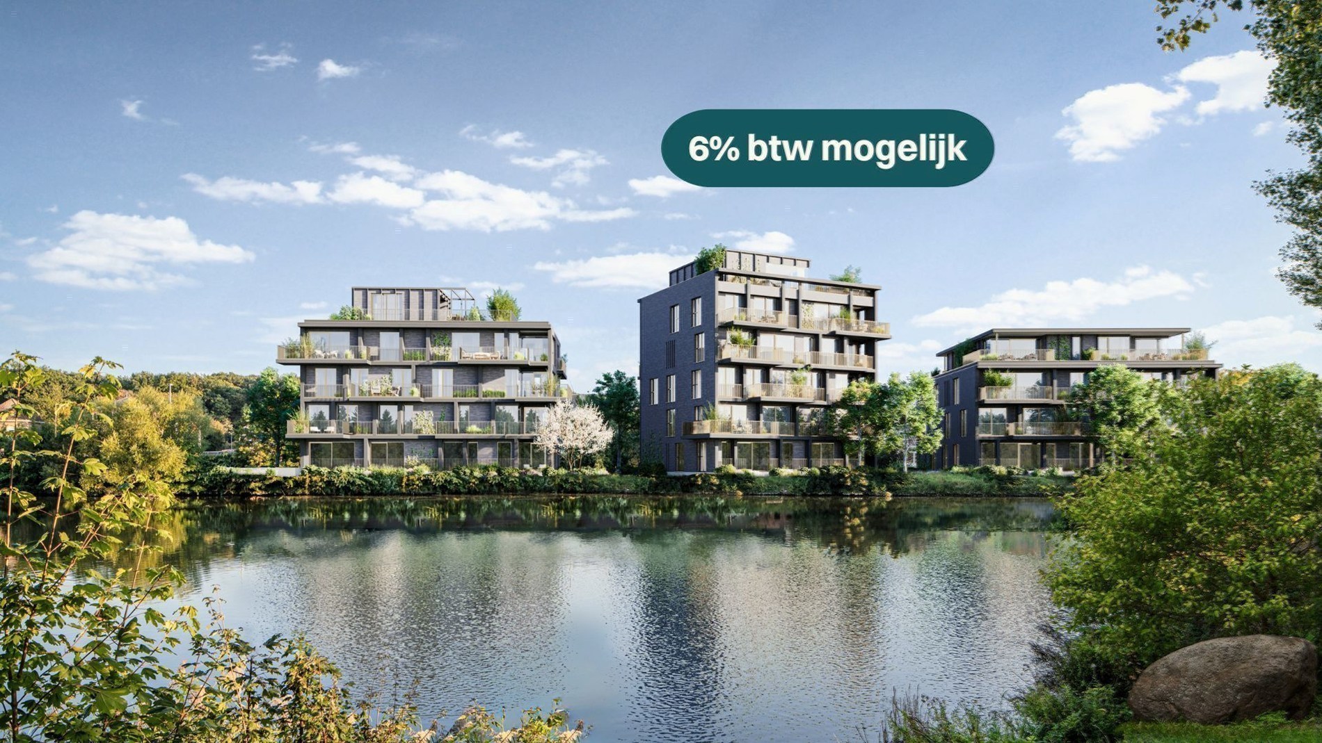 Investeringskans: Gelijkvloers appartement - 6% btw mogelijk - foto 1