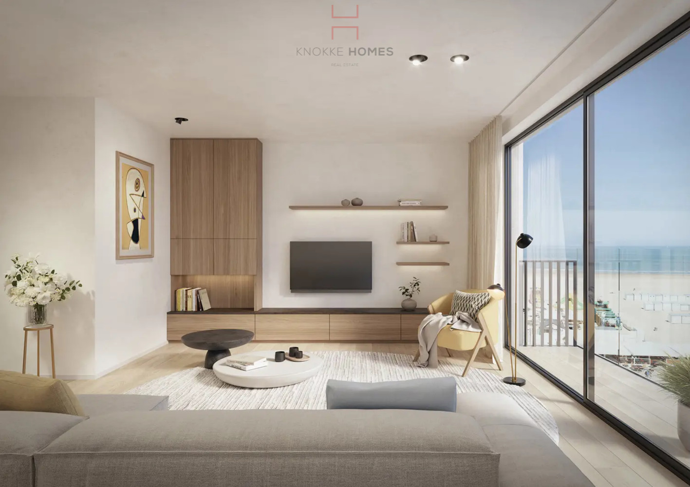 Nieuwbouwappartement met breed zijdelings zeezicht aan het Albertstrand! - photo 4