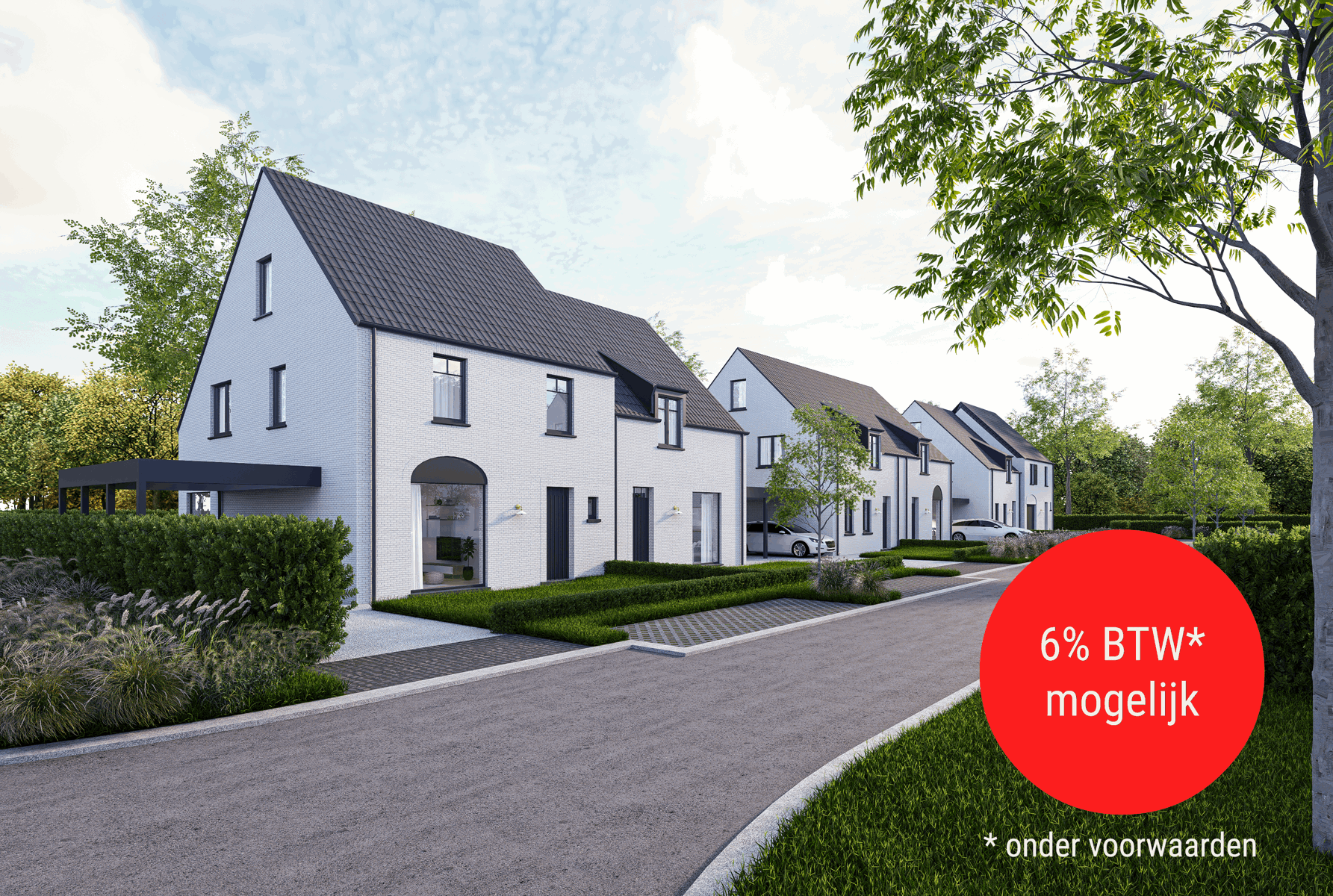 Rustig gelegen nieuwbouwwoning net buiten het centrum van Gistel. - foto 1