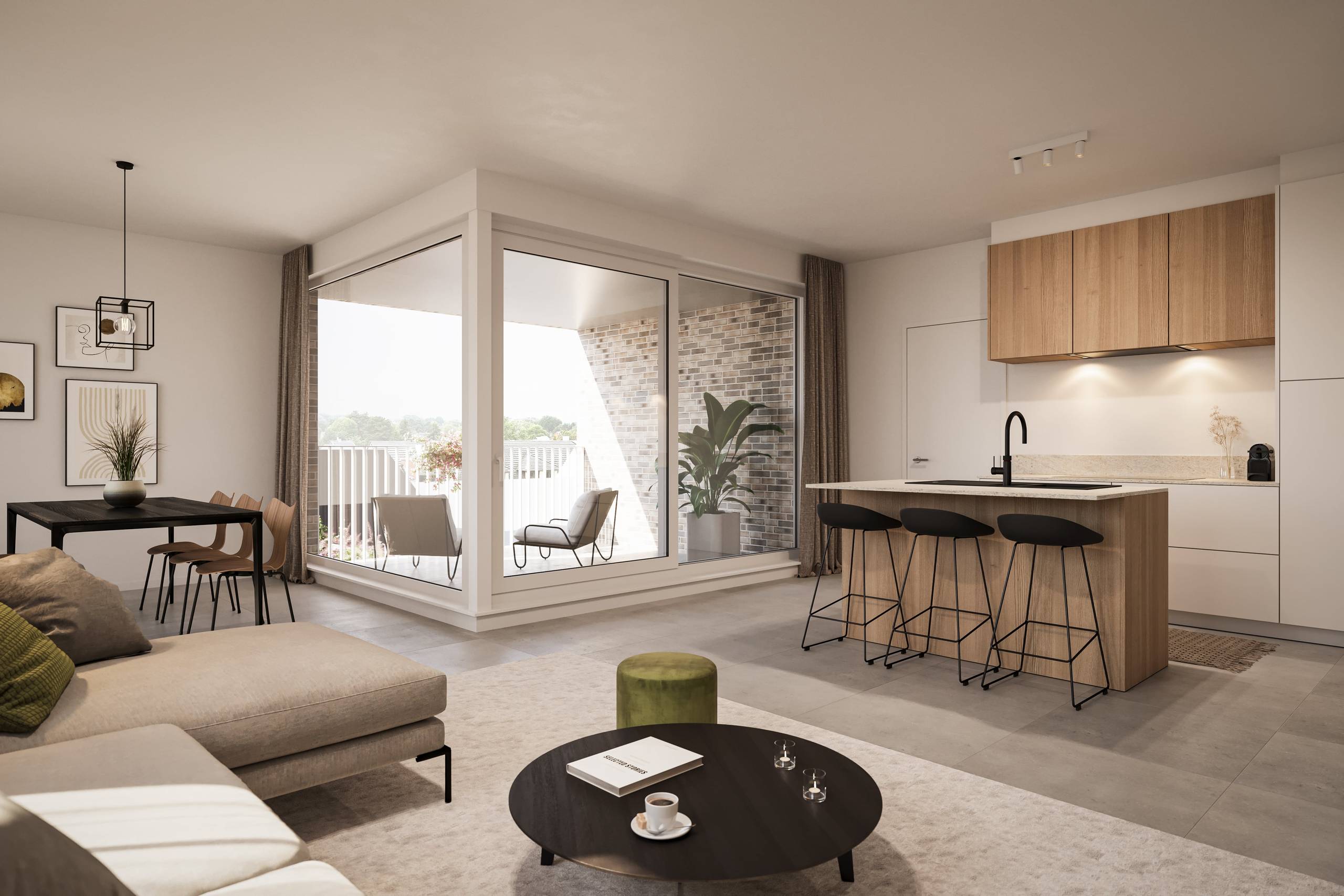 Nieuwbouwappartement met 1 slaapkamer te koop in Geel. - foto 2