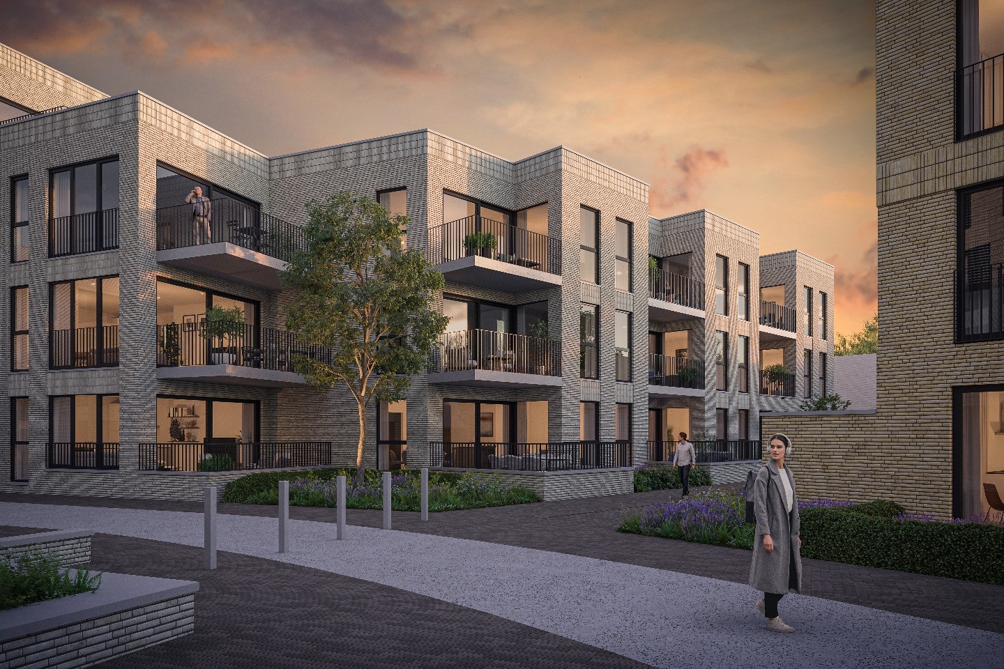 Gebouw 3 app 1.4: Appartement met 1 slaapkamer - foto 1