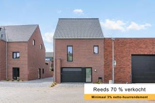 Deze bel-étage nieuwbouwwoning is gelegen in de residentie 'Brouwershuis' te Opitter (Bree).De woning is als volgt ingedeeld: inkom, berging, garage,...