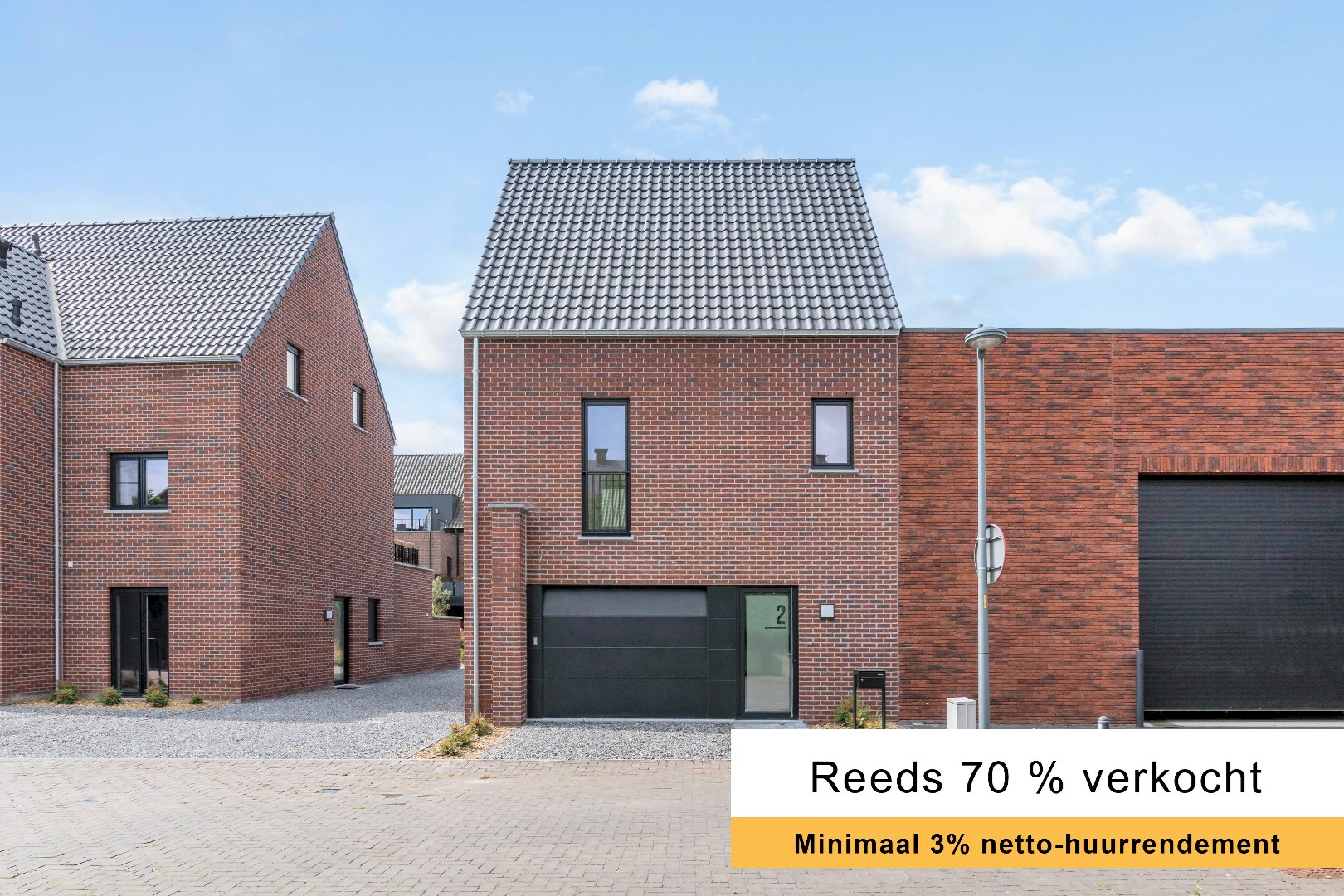 Bel-étagewoning met twee slaapkamers en inpandige garage - NOG 2 EENHEDEN BESCHIKBAAR! - foto 1