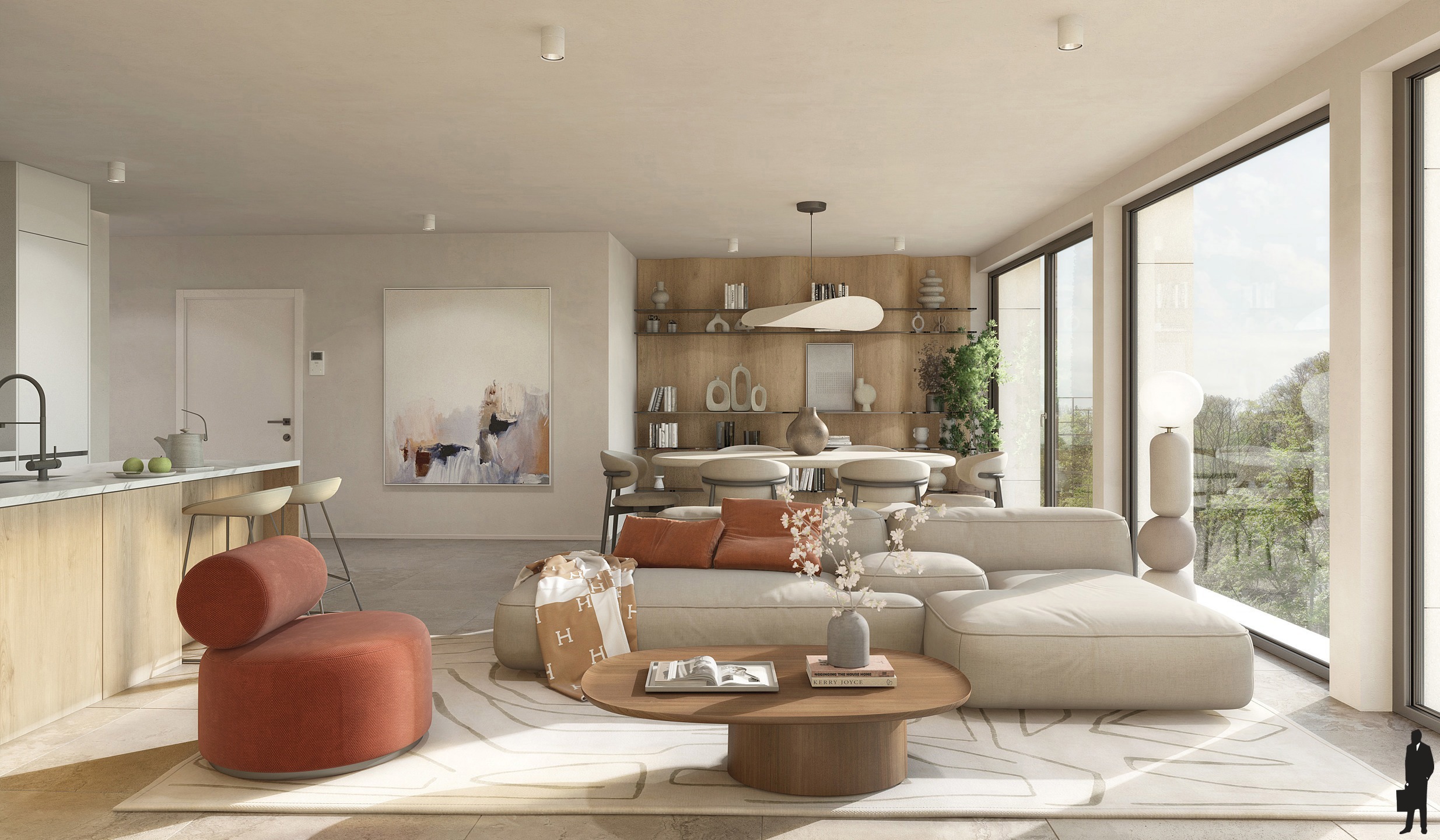 Nieuwbouwapp. op de 1ste verd. van ca. 134 m² in Parkhof! - foto 3
