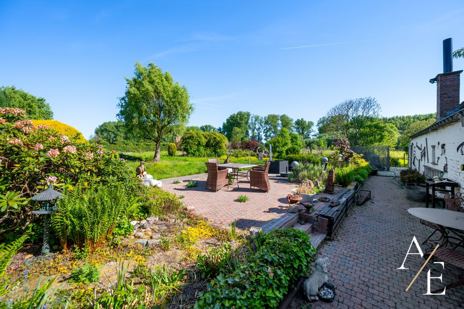 Authentieke half-open fermette “Windekind” in hartje Aaigem - foto 1