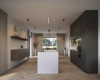 <p>Voor alle info of een inzicht in de plannen bel Saimen: 0470 79 24 20 of mail naar saimen@cornelis-partners.be <br />In het groene hart van Steenhuize-Wijnhuize vinden we deze nieuwbouw half open bebouwing in een stijlvolle verkaveling van drie moderne woningen. <br />Hier woont u in alle rust, omringd door natuur en landelijke charme, maar toch met een vlotte verbinding naar Ninove, Geraardsbergen en de omliggende dorpskernen.</p>
<p>Deze woningen combineert <strong>tijdloze architectuur</strong> met <strong>hedendaagse comfort</strong>. Dankzij de heldere gevelsteen, de elegante dakvorm en de verfijnde details ademen ze een luxueuze, warme uitstraling. De grote ramen zorgen voor een overvloed aan natuurlijk licht, terwijl de slimme indeling garant staat voor een open, luchtige woonbeleving.</p>
<p>Deze woning beschikt over:</p>
<ul>
<li>
<p>Een <strong>ruime, energiezuinige leefruimte</strong> met zicht op de tuin</p>
</li>
<li>
<p><strong>Kwalitatieve materialen</strong> en een hoogwaardige afwerking</p>
</li>
<li>
<p>Een <strong>praktische carport - </strong>voorzien in vergunning (niet inclusief voorzien)</p>
</li>
<li>
<p><strong>BEN-norm</strong> en toekomstgerichte bouwtechnieken</p>
</li>
</ul>
<p>Deze verkaveling is ideaal voor wie op zoek is naar een rustige thuisbasis met hedendaagse luxe, in een omgeving waar kinderen veilig kunnen opgroeien en waar de natuur altijd dichtbij is.</p>
<p>Wonen in Steenhuize-Wijnhuize betekent genieten van stilte, ruimte en een warm dorpsgevoel — en dat op een plek die met zorg en oog voor detail werd ontwikkeld.</p>
<p><strong>Mis deze unieke kans niet.</strong><br />Kies voor kwaliteitsvol wonen in een prachtige landelijke setting.</p>