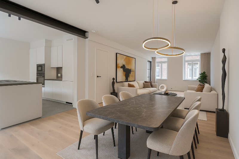 Herenhuis, 305 m2 bewoonb, met tuin en 50 meter van de schelde! - foto 2