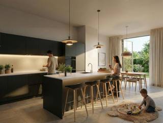 <p>Voor meer info contacteer steven@copandi.be of 0498 61 58 86.<br /><br />Stadswoning met 3 slaapkamers, 2 badkamers en tuintje, gelegen aan de Leuvense Vaart en daardoor de ideale uitvalsbasis. Zowel centrum Mechelen, het station als scholen liggen op wandelafstand. Dankzij het autovrije binnengebied geniet je hier van een rustige woonomgeving.<br /><br />De woning maakt deel uit van project Maarten (site oud ziekenhuis Leopoldstraat) en wordt opgeleverd 2e kwartaal 2026.<br /><br />Deze aankoop komt in aanmerking voor 6% BTW, indien je aan de voorwaarden voldoet.<br /><br />Parkeren kan in de ondergrondse parking, waar je een staanplaats dient aan te kopen (26.500 euro) en optioneel een berging. De woning wordt volledig afgewerkt opgeleverd en beschikt over E-peil < 30, vloerverwarming, warmtepomp en ventilatiesysteem, waardoor je verzekerd bent van modern comfort en energiezuinigheid.<br /><br />Indeling:<br />Gelijkvloers: Fietsenstalling vooraan de woning, inkomhal, toilet, keuken, eetgedeelte, berging, terras en privatieve tuin.<br />1e verdiep: Zithoek, technische berging, slaapkamer met ensuite badkamer.<br />2e verdiep: Twee slaapkamers, douchekamer en een leuk zonneterras van 18 m².<br /><br />Het grondaandeel bedraagt 132.500 euro (12% registratierechten).<br />Het constructieaandeel bedraagt 406.500 euro (6% of 21% BTW afhankelijk van je situatie).<br /><br />✅ 3 slaapkamers &amp; 2 badkamers<br />✅ Energiezuinig met E-peil < 30<br />✅ Terras, tuin &amp; zonneterras van 18 m²<br />✅ Autovrij en rustig gelegen aan de Leuvense Vaart<br />✅ Ondergrondse staanplaats aan te kopen (optie berging)</p>