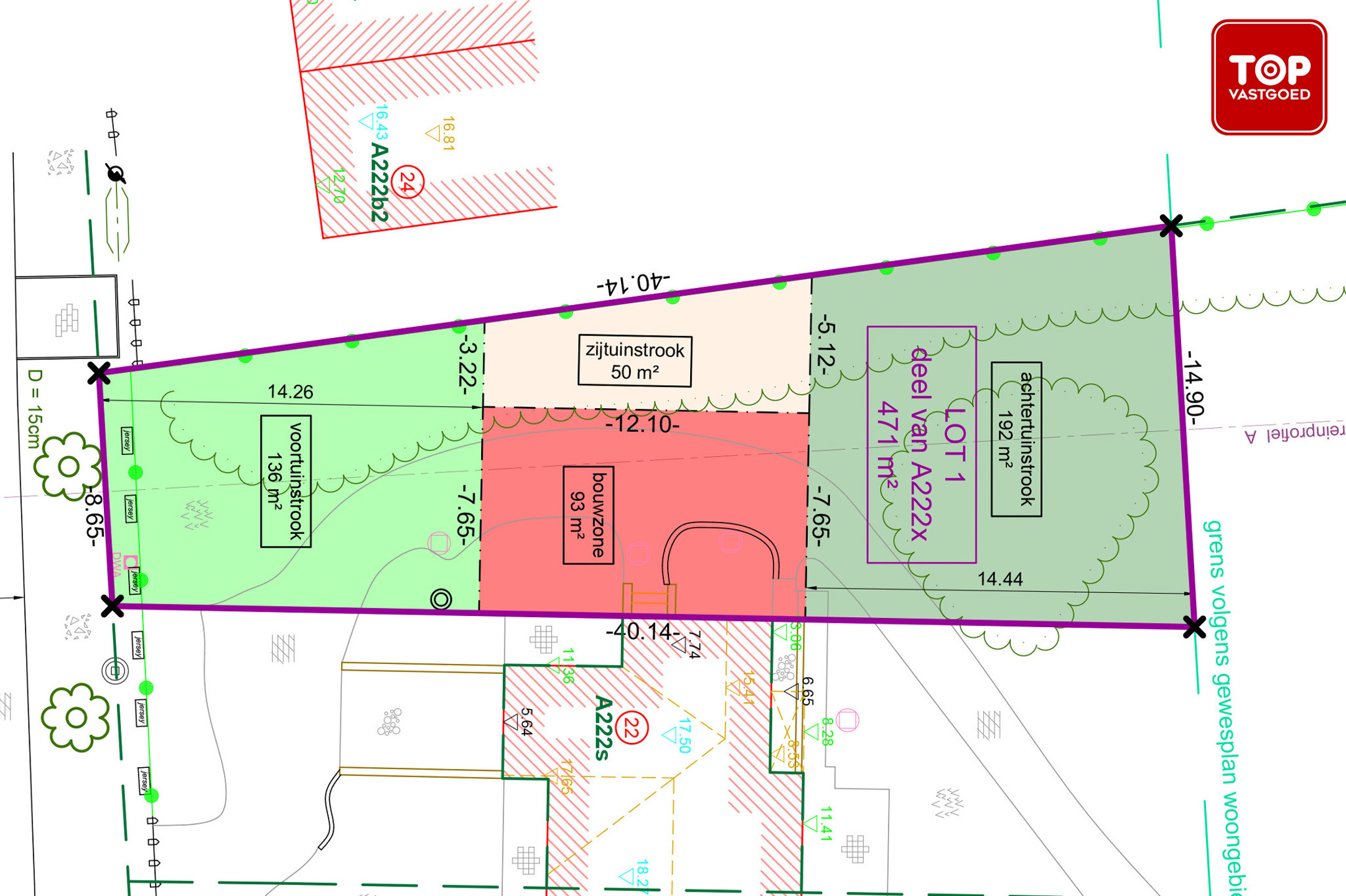 Mooi stuk bouwgrond voor ruime half open bebouwing - foto 2