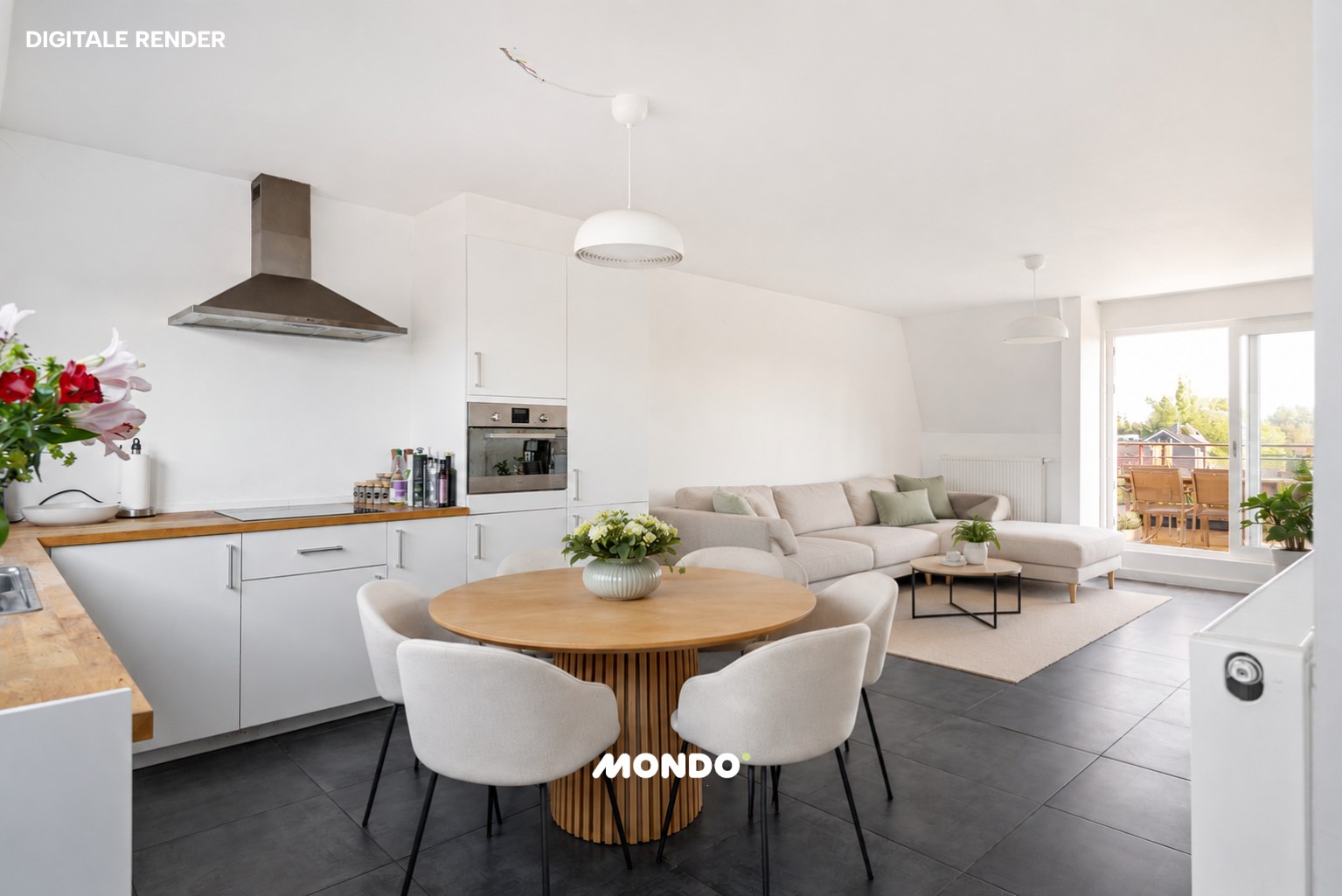 Modern duplex appartement met groot terras te Willebroek! - foto 2