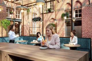 Bent u op zoek naar een full-service privékantoor dat 24/7 beschikbaar is? <br />Of heeft u voldoende aan een plekje in de sfeervolle gemeenschappelijke werkruimte? <br /><br />Bij Interoffices - gelegen in het mooie, historische Paterspand te Turnhout - kan u kiezen uit diverse mogelijkheden. Van een virtueel kantoor tot een full-service privékantoor, vergader- en congreszalen met catering, de mogelijkheden zijn eindeloos. In 2022 wordt tevens een restaurant van Bartel Dewulf geopend in de aanpalende voormalige kerk. Klanten zullen bovendien gebruik kunnen maken van de nieuwe ondergrondse parking welke een rechtstreekse inrit zal hebben via de Paterstraat.<br /><br />Full service kantoren betekent bij Interoffices:<br />- volledig ingericht en uitgerust met kwalitatieve materialen<br />- onthaaldiensten, post- en telefoonbeheer<br />- unieke telefooninfrastructuur en internetconfiguratie met firewalls<br />- beheer van catering<br />- water, elektriciteit, verwarming<br />- dagelijkse schoonmaak<br />- taksen op het gebouw<br />- onroerende voorheffing<br /><br />Prijzen privékantoor vanaf 700 euro/maand<br />Prijzen co-working spaces vanaf 219 euro/maand<br />Prijzen vergaderzalen vanaf 90 euro/dag<br />Prijzen maatschappelijke zetel vanaf 69 euro/maand<br />Prijzen virtueel kantoor vanaf 65 euro/maand<br /><br />Bovendien kan elke klant van Interoffices gratis gebruik maken van de gemeenschappelijke werkruimten op al onze locaties. (Brussels Airport, Brussels Expo, Brussels Parliamant, Antwerp East,…)<br /><br /><br /><br />Kantoor 2 pers: vanaf 700 euro/maand<br />Kantoor 4 pers: vanaf 1000 euro/maand<br />Kantoor 6 pers: vanaf 2000 euro/maand<br /><br />Voor grotere teams – prijzen op aanvraag.<br /><br />Ook mogelijkheid tot verhuur 1ste verdieping. <br />Prijzen op aanvraag