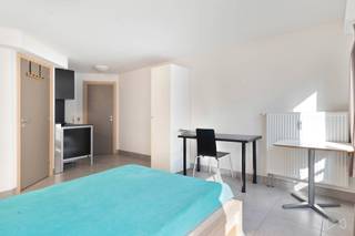 Ontdek deze instapklare studentenkamer in het hart van Leuven, gelegen in residentie Majstro (bouwjaar 2010) aan de Diestsestraat 245 bus 204. Deze verzorgde kamer bevindt zich op een toplocatie in het centrum van Leuven, op wandelafstand van het station, buurtwinkels en diverse dienstencentra. Dankzij deze centrale ligging zijn alle campussen vlot bereikbaar, wat het pand uitermate geschikt maakt voor studenten of als interessante investering.<br /><br />De kamer heeft een oppervlakte van 17 m² en beschikt over een eigen, nette badkamer en een praktische leefruimte. In het gebouw zijn er bovendien gemeenschappelijke voorzieningen aanwezig, zoals een wasruimte en een fietsenstalling.<br /><br />Momenteel wordt de kamer verhuurd aan €675 per maand, waarvan €25 voor het meubilair. Daarnaast is er een vaste maandelijkse kost van €150 inclusief elektriciteit, gas en water, wat zorgt voor een transparante en zorgeloze verhuur. Kortom, een ideale opportuniteit voor wie op zoek is naar een centraal gelegen en rendabele studenteninvestering in Leuven.<br /><br />Interesse in deze uitstekend gelegen en rendabele studentenkamer? Neem vandaag nog contact op voor meer informatie of het inplannen van een bezoek!
