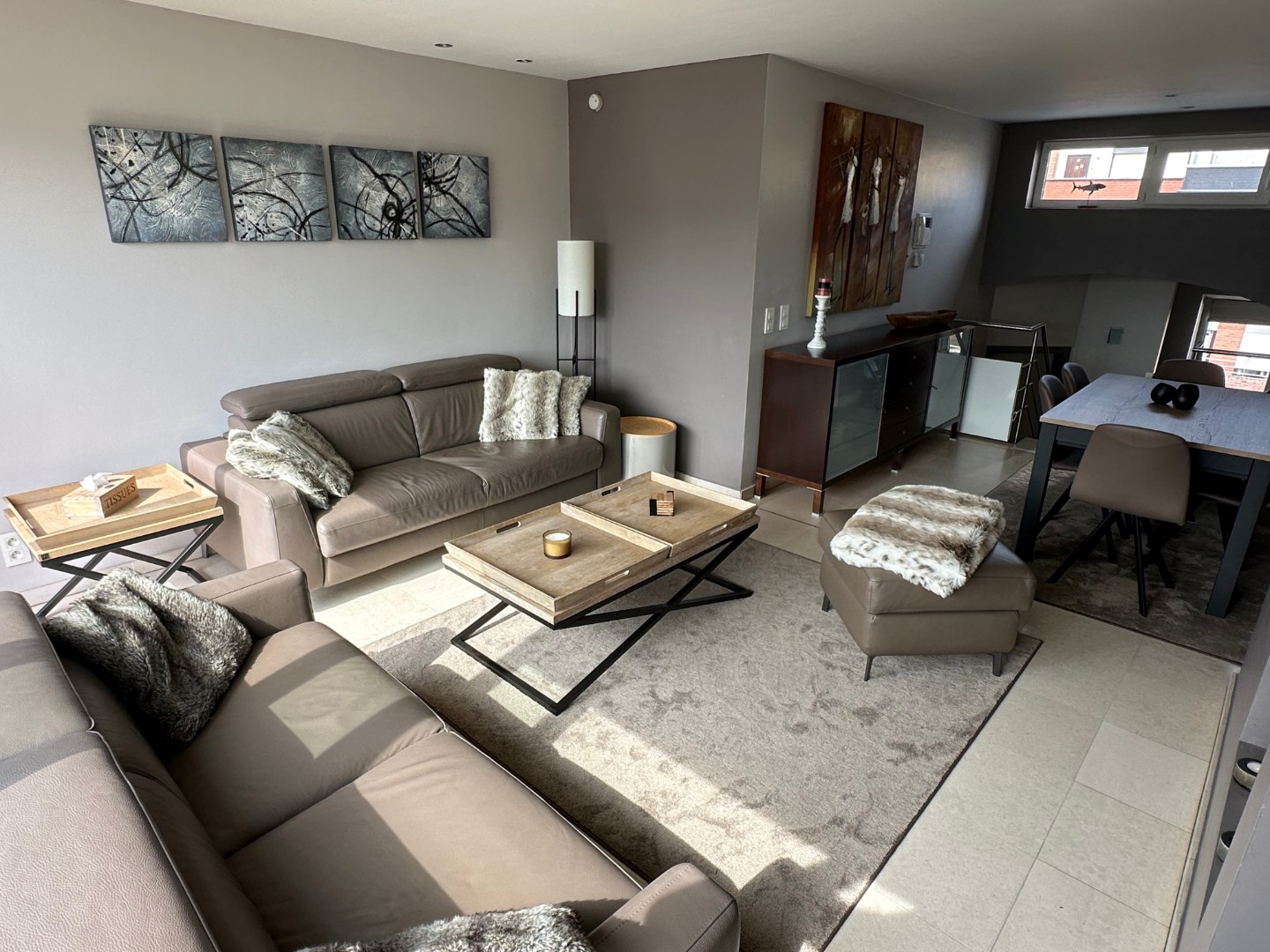 PRACHTIGE GEMEUBELDE PENTHOUSE TE KOOP OP 100 M. VAN HET STRAND IN KOKSIJDE - foto 2