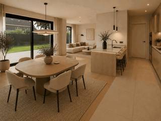 Ter info: Los meubilair, verlichting en gordijnen en inrichting zolderverdieping van de woningen is louter ter illustratie. Dit werd via AI opgemaakt.<br />Via een private oprijlaan van maar liefst 35 meter bereikt u dit uitzonderlijke perceel met twee exclusieve nieuwbouwwoningen. Vanaf het eerste moment ervaart u hier een oase van rust, privacy en groen.<br /><br />Alle bouwzorgen werden u volledig uit handen genomen: de woningen zijn reeds tot in de kleinste details afgewerkt met hoogwaardige en duurzame materialen. Buitengevels werden tevens gekaleid. Oprit, voortuin en terrassen zijn in alle precisie aangelegd in een verfijnde combinatie van kleiklinkers, uitgewassen beton en Franse dolomiet. Omheind met deels zwarte ericamatten en mooie hagen. <br /><br />De woningen zijn volledig voorzien van ingewerkte inbouwspots. Enkel de schilderwerken laat u nog volledig naar eigen smaak uitvoeren.<br />Elke woning beschikt over individuele verwarming via een lucht/water-warmtepomp, met vloerverwarming op zowel het gelijkvloers als de eerste verdieping.<br /><br /><strong>Woning – Lot A: 685.000 euro (exclusief kosten zoals registratie, btw, enz...)<br /></strong><br />Gelegen op een perceel van 744 m², met eigen carport, tuinberging en fietsenberging.<br /><br />De woning verwelkomt u via een ruime inkomhal met apart gastentoilet en een tweede toegang tot de praktische berging/wasruimte, waar tevens de mogelijkheid bestaat om een koelcel te voorzien.<br /><br />De lichtrijke leefruimte omvat een volledig uitgeruste keuken en een gezellige leefruimte met grote glaspartijen die uitgeven op de zonnig georiënteerde tuin. Aansluitend bevindt zich een afzonderlijk bureel, stijlvol afgescheiden door een stalen deur. De volledige leefruimte is afgewerkt met hoogwaardig eiken parket.<br /><br />Op de eerste verdieping bevinden zich drie volwaardige slaapkamers, waarvan de master bedroom beschikt over een aanpalende dressingruimte. De ruime badkamer is uitgerust met een inloopdouche, ligbad en dubbele lavabo. Daarnaast is er een apart toilet in de nachthal.<br />Via een vaste eiken trap bereikt u de volledig geïsoleerde zolderverdieping, die eenvoudig kan worden ingericht tot bijkomende slaapkamers of multifunctionele ruimte.<br /><br />
<p><strong>Woning – Lot B: 660.000 euro (exclusief kosten zoals registratie, btw, enz...)</strong></p>
<p>Gelegen op een perceel van 676 m², met eigen carport, tuinberging en fietsenberging.</p>
<p>Deze woning beschikt over een inkomhal met apart toilet en een bijzonder ruime berging/wasplaats, met mogelijkheid tot het installeren van een koelcel en een douchecel.</p>
<p>De riante leefruimte bestaat uit een volledig ingerichte keuken en een aangename leefruimte met grote raampartijen die zorgen voor een overvloed aan natuurlijk licht en een directe verbinding met de zongerichte tuin. Ook hier is een afzonderlijk bureel voorzien, afgescheiden door een elegante stalen deur. De afwerking gebeurt volledig in eiken parket.</p>
<p>De eerste verdieping telt drie ruime slaapkamers en een royale badkamer met inloopdouche, ligbad en dubbele lavabo. Een apart toilet bevindt zich in de nachthal.</p>
<p>De vaste eiken trap leidt naar de volledig geïsoleerde zolderverdieping, waar zonder moeite extra slaapkamers of een hobbyruimte kunnen worden gecreëerd.</p>
Twee nieuwe pareltjes in Waregem om U tegen te zeggen!!!!!