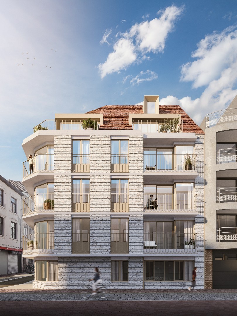 Modern éénslaapkamerappartement in nieuwbouwresidentie “Antoine” – centraal gelegen in Heist - foto 1