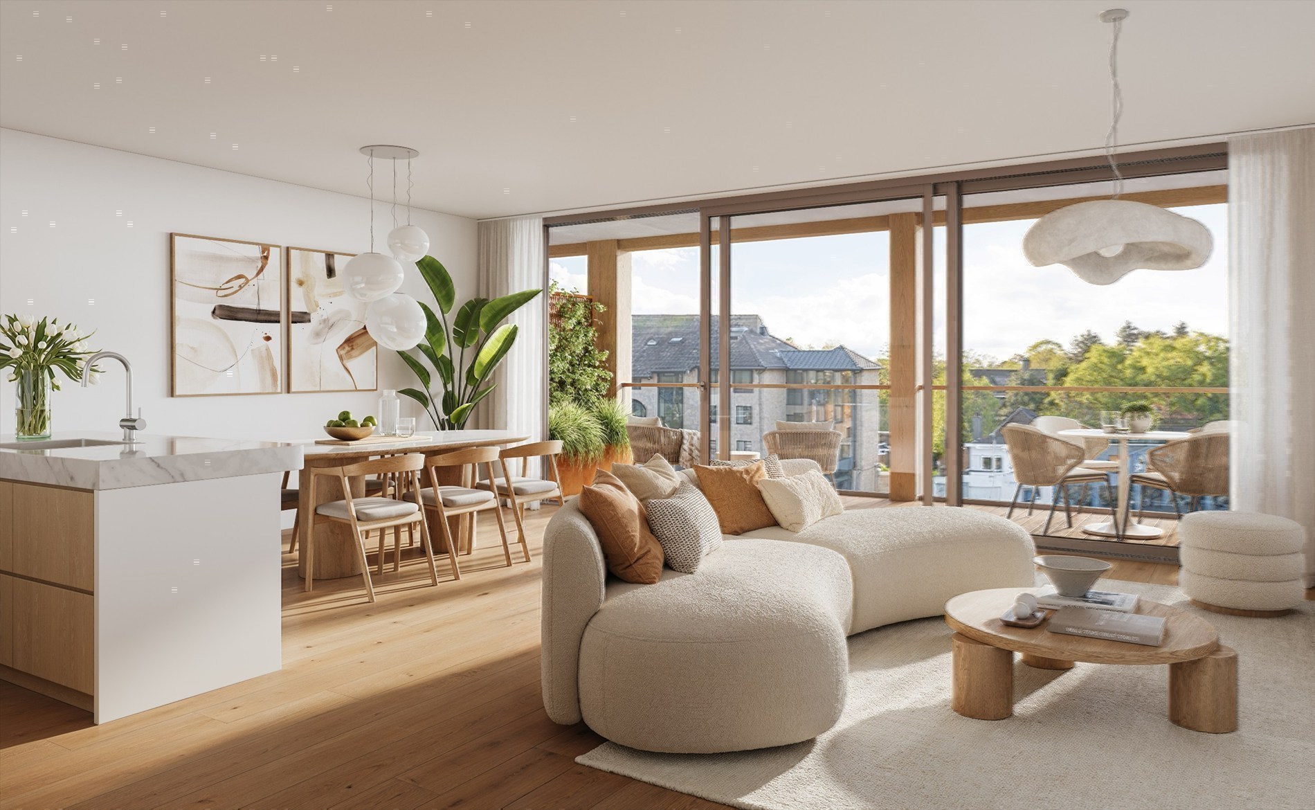 Nieuwbouwappartement met 2 slaapkamers te koop in Veurne - foto 1