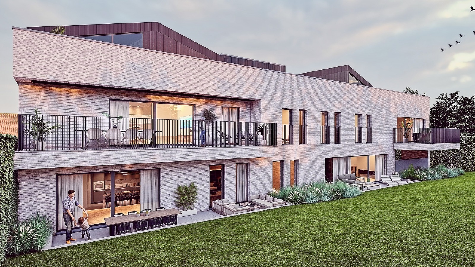 Luxe appartement variërend van 144 m² tot en met 73 m² met zicht op groen te Bornem - foto 5