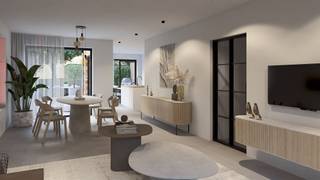 Deze ruime nieuwbouwwoning van +/- 180m²met 3 slaapkamers, en een zolder van +/- 40m² die afgewerkt kan worden tot een 4e grote slaapkamer,...