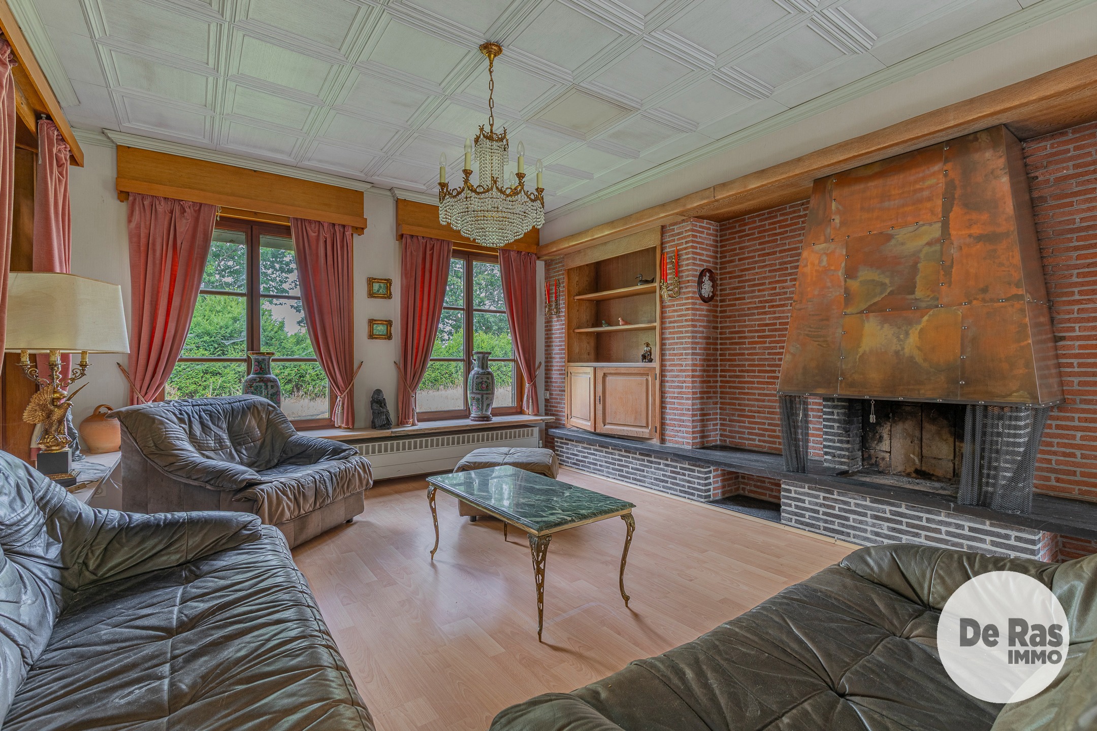 WICHELEN - Te renoveren landbouwwoning met weide en serre - foto 4
