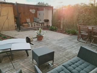 Indeling GELIJKVLOERS appartement met TUIN:Na de gemeenschappelijke inkom, betreden we het appartement via de nachthal welke uitgeeft op de woonkamer...